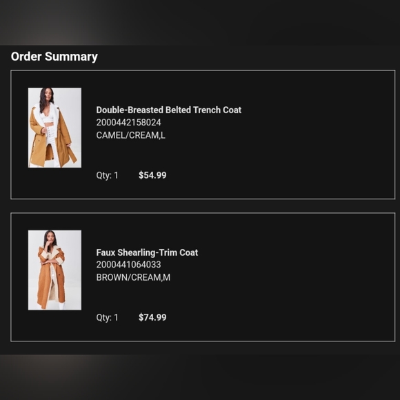 *SELLING THIS LOT OF THESE TWO TRENCH COATS TOGETHER, NOT SELSEPARATELY* - Picture 4 of 8